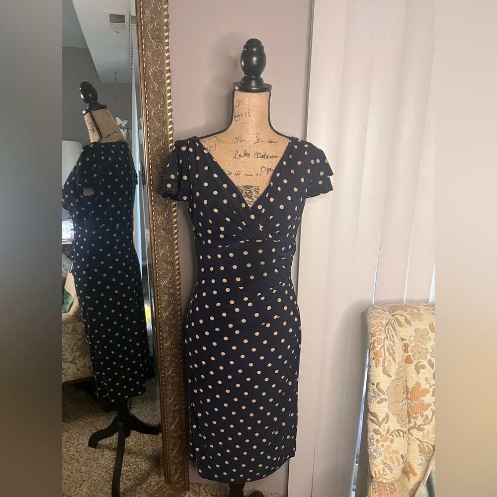 Ralph Lauren polkadot dress sz 8